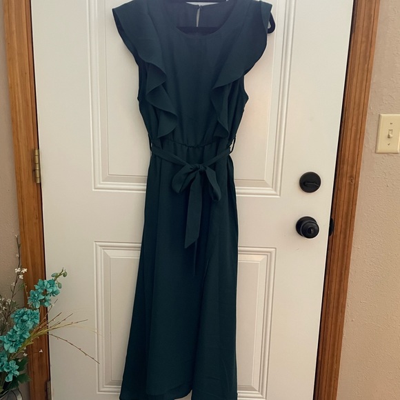 Midi Ruffle Dress - Picture 2 of 10